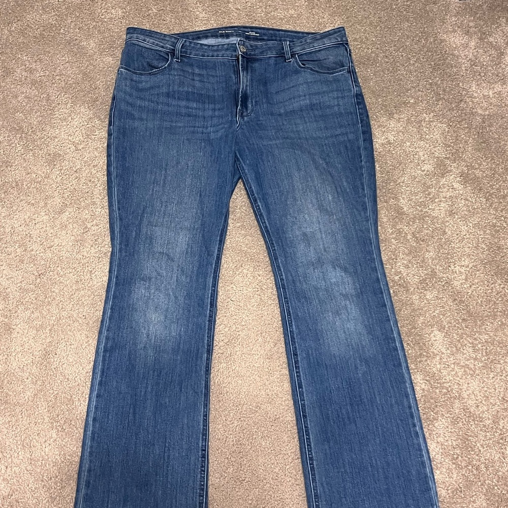 Old navy mid rise boot cut jeans